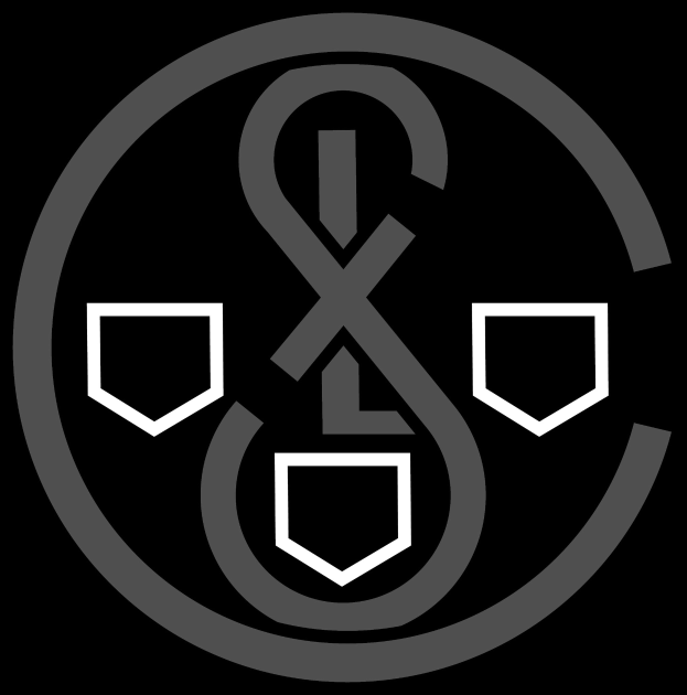 Schwarzes und weißes Logo des Real Madrid Football Club mit einem weißen Anker in einem schwarzen Kreis mit einer weißen Umrandung und dem Text "Real Madrid" darunter.